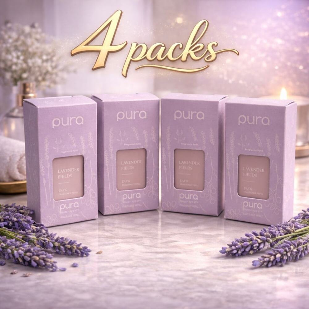 Pura Smart Fragrance Refill Lavender Fields 4 Pack Diffuser Pods